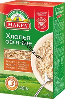Վարսակի փաթիլներ   /Makfa/ 400գ