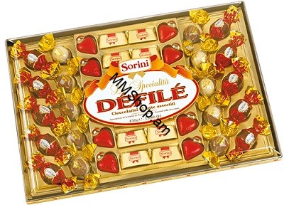 Շոկոլադե կոնֆետների հավաքածո  <<DEFILE>> Sorini 450գ