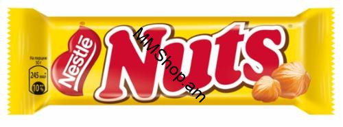 Շոկոլադե բատոն Nuts  50գ «Nestle»