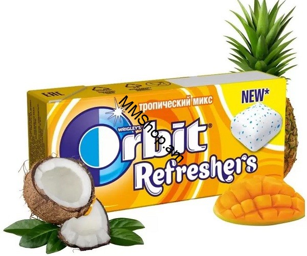 Ծամոն Օրբիթ արևադարձային մրգերի համով