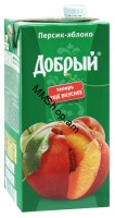 Հյութ Խնձոր և Դեղձ «Դոբրի»   2լ #