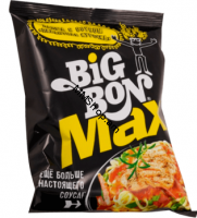Պատրատի նախաճաշ լապշա MAX Սև Պիկանտ հավ95գ «BIG BON»