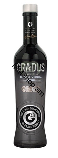 Օղի Գրադուս նոր  սև 0.7լ 